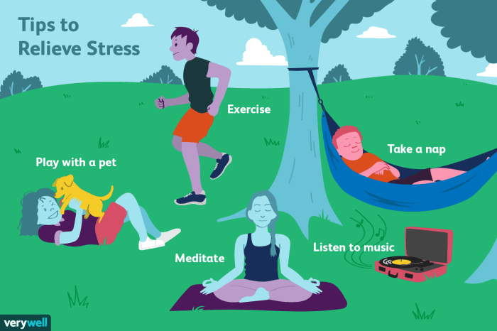 Stress reduction exercises