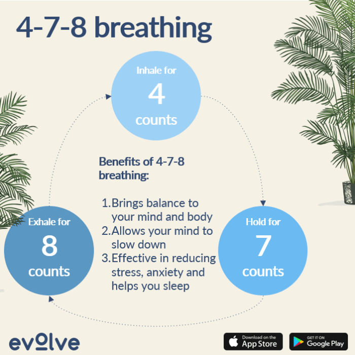 Deep breathing exercises for anxiety