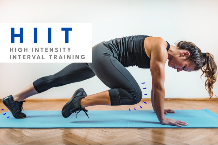High-intensity interval training (HIIT)
