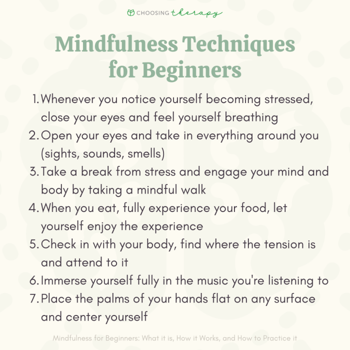 Mindfulness for beginners