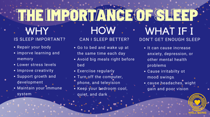 Importance of sleep for wellness